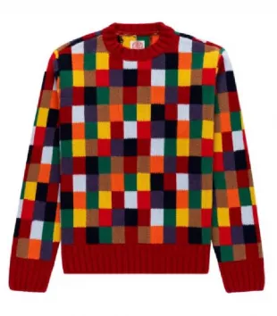The Traitors New Blood 2026 Michael Foote Patchwork Sweater