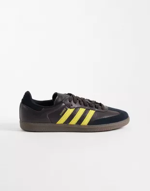 Samba OG Sneakers in black and yellow