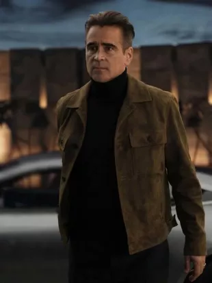 Patient Zero 2026 Colin Farrell Brown Jacket