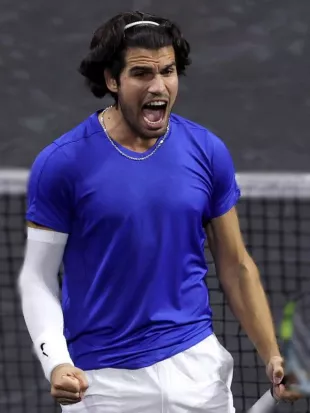 Laver Cup 2026 Carlos Alcaraz Blue T-Shirt