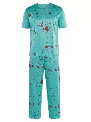 Doctor Blue Scrub Halloween Costume