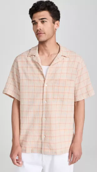 Plaid Crepe Shirt