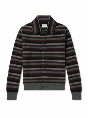 Britten Striped Wool Cardigan
