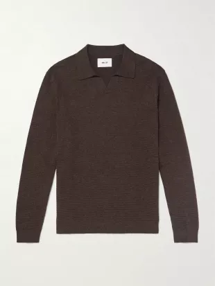 Paul 60019 Ribbed Organic Cotton Polo Shirt