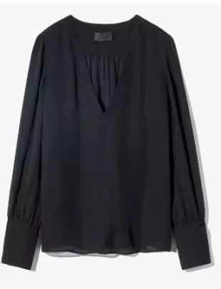 Mariposa Silk Blouse