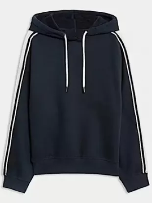 The Blame 2026 Emma Crane Black Stripe Hoodie