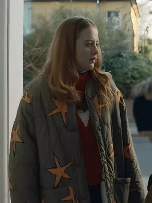 Extraordinary S02 Máiréad Tyers Stars Printed Puffer Coat