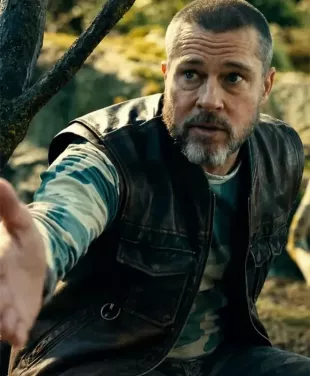 Heart of the Beast Brad Pitt Leather Vest