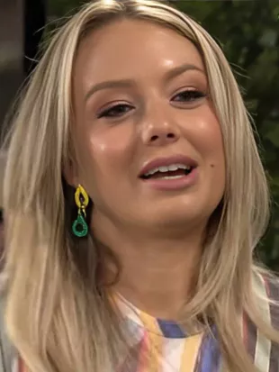 The Young And The Restless 2026 Melissa Ordway Striped Maxi Dress