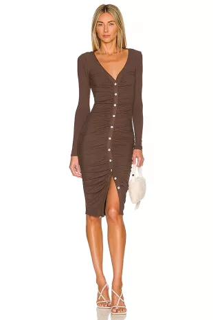 Grace Button Front Dress