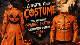 The Trendiest Orange Leather Halloween Outfits 2026