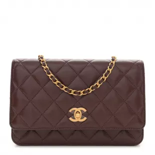 Lambskin Quilted CC Pearl Crush Wallet