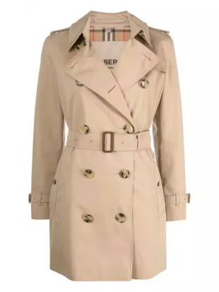 Short Kensington Heritage Cotton Trench Coat