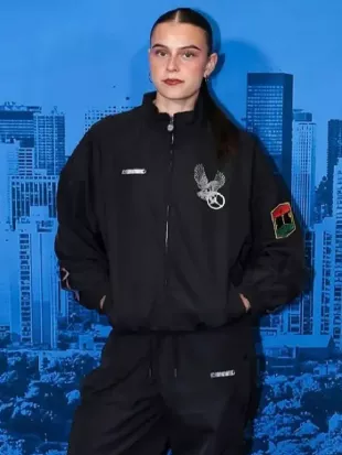 WNBA 2026 Gabriela Jaquez Black Track Jacket
