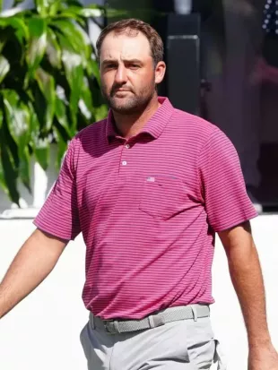 Scottie Scheffler 2026 Presidents Cup Stripe Shirt