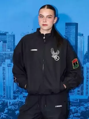 WNBA 2026 Gabriela Jaquez Black Track Jacket