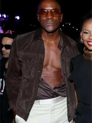 Rodney Franks CTAOP Block Party 2026 Brown Suede Jacket