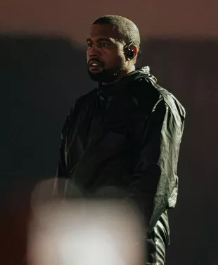 R and B Tour Kanye West Hooded Jacket