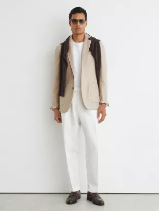 Pelmet Blazer in Oatmeal