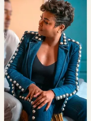 Why Did I Get Married Again Taraji P. Henson Embellished Jacket