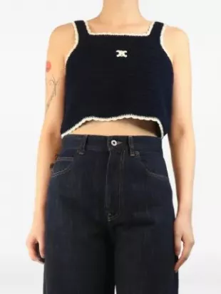 Triomphe Crochet Top