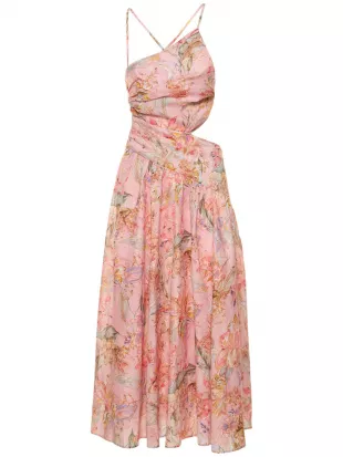 Cira Halter Midi Dress