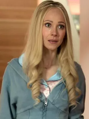 Ted Lasso S4 Juno Temple Blue Corset Hoodie