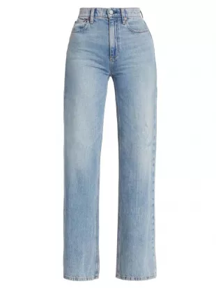 Weezy Mid-Rise Straight Jeans