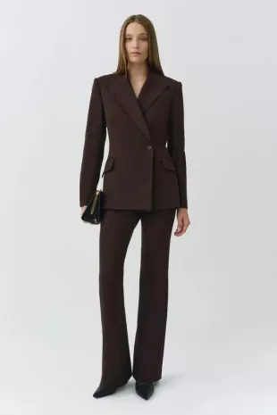 Surabhi Blazer in Chocolate