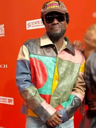 WNBA Draft 2026 Wale Patchwork Leather Jacket