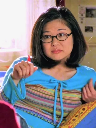 Gilmore Girls S07 Keiko Agena Multistriped Knitted Top