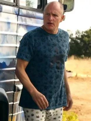 Brothers 2026 Woody Harrelson Leaf Print Tee