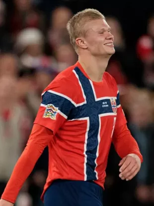 Erling Haaland UEFA Nations League 2026 Red T-Shirt