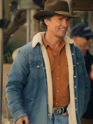 Brothers 2026 Matthew McConaughey Denim Shirt Jacket