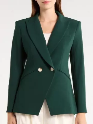 Y&R 2026 Sharon Newman Dark Green Blazer