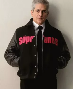 Michael Imperioli The Sopranos Black Varsity Jacket