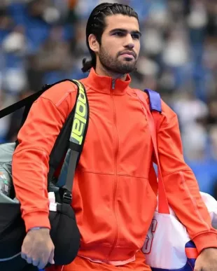 Carlos Alcaraz Kinoshita Group Japan Open Orange Jacket