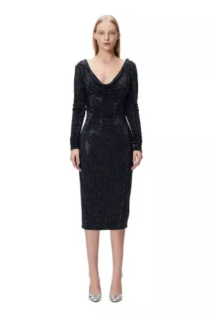 Starry Dress Black