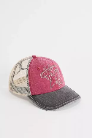 Pink Uo Red Arizona Trucker Cap