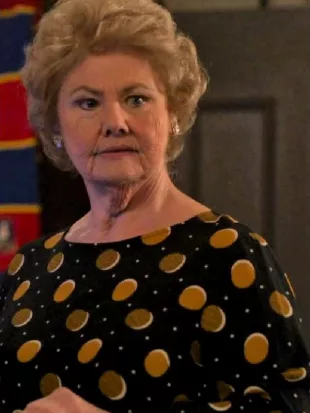Ted Lasso S04 Annette Badland Disc Print Top