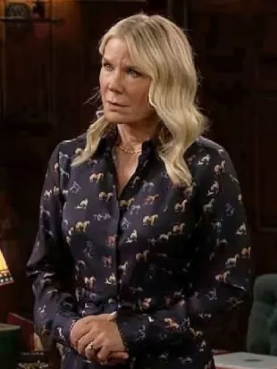 The Bold And The Beautiful 2026 Brooke Logan Horse Print Dress