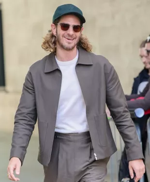 Andrew Garfield Grey Jacket