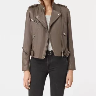 Atkinson Leather Biker Jacket