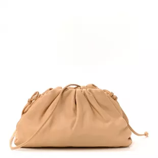Butter Calfskin the Mini Pouch Almond
