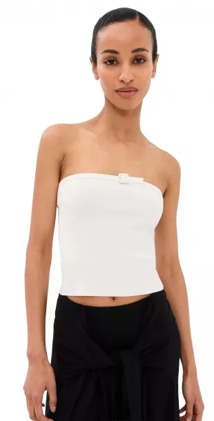 Buckle Knit Bustier Top