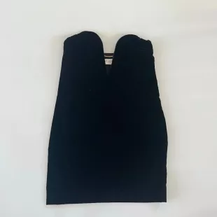 Strapless Sweetheart Velvet Mini Dress