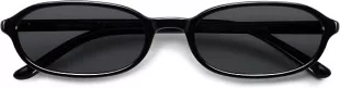Trendy 90s Slim Thin Rectangle Sunglasses
