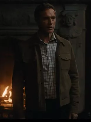 Coven Academy S01 Mr. Cole Suede Leather Jacket