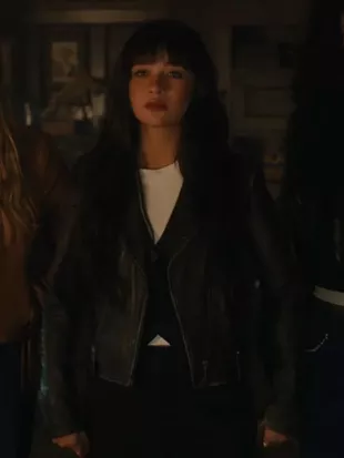 Coven Academy S01 Malina Pauli Weissman Biker Jacket