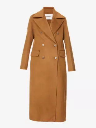 Lana double-breasted Wool-blend Coat